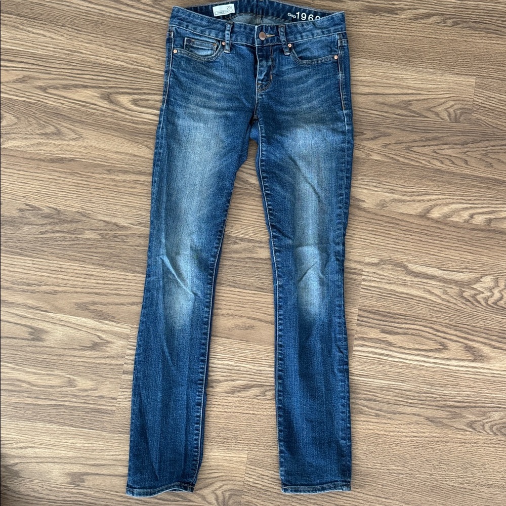 Gap 1969 always skinny 25r dark blue wash